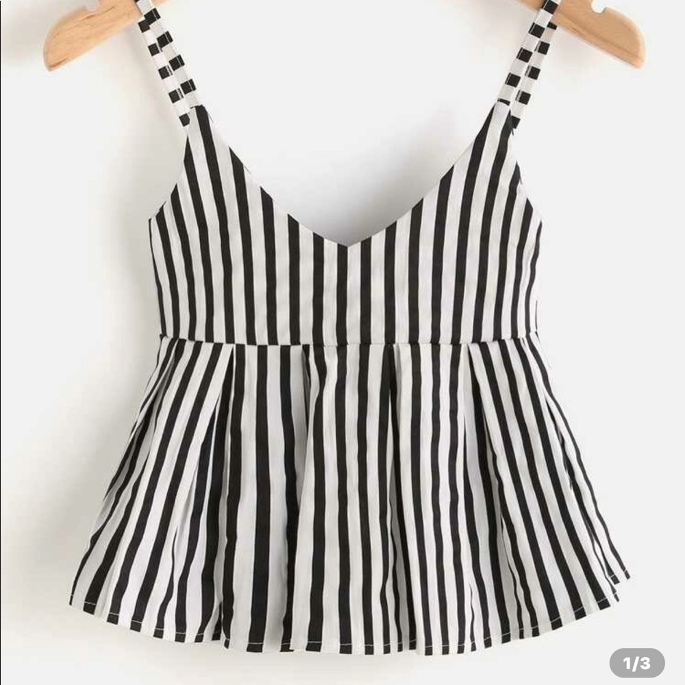 Stripped tank top.